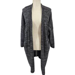 J. Jill Pure Jill Open Front Cardigan Sweater Gray Women's L Knit Minimalist